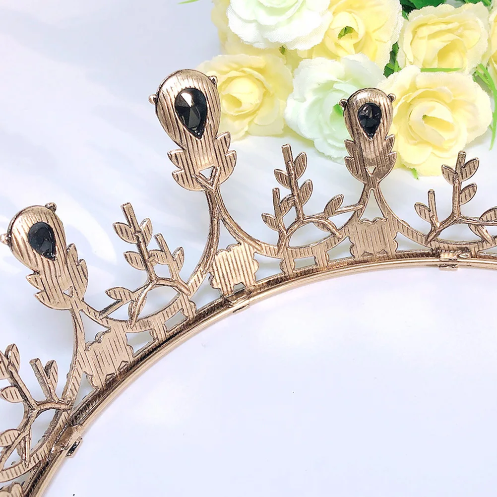 

1pc Vintage Rhinestone Crown Hairband Bridal Wedding Accessory Exquisite Headwear For Party Festival Prom Decoration Hair