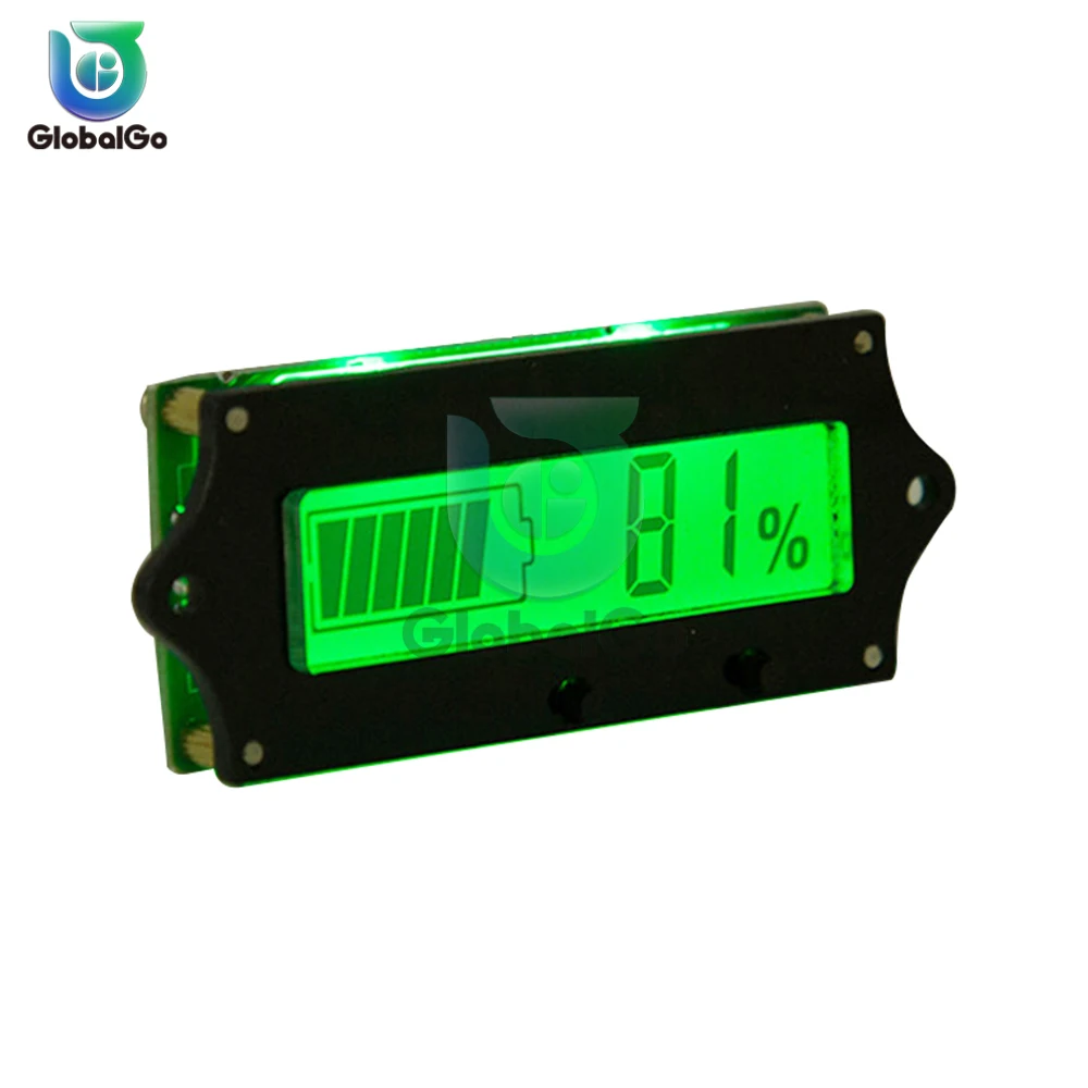 Imagem -03 - Lead Acid Lithium Battery Capacidade Indicator Led Battery Tester Indicador de Nível de Carga Teste de Detector de Nível de Potência 12v 24v 36v 48v