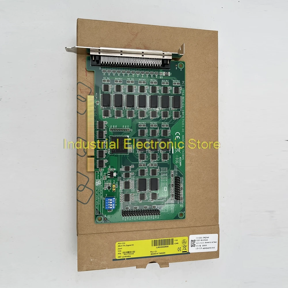 

Data Acquisition 96-channel (192-bit) Digital Quantity I/0 Card For Advantech PCI-1753 Rev. C1
