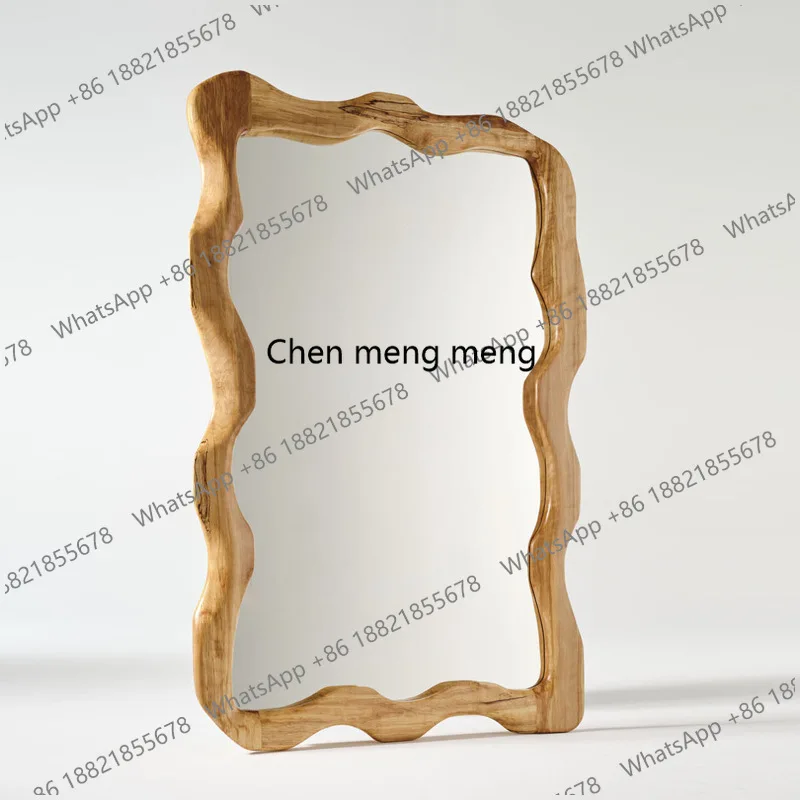 

Vintage vanity mirror household, wall-mounted bathroom, decorative, bedroom vanity mirror