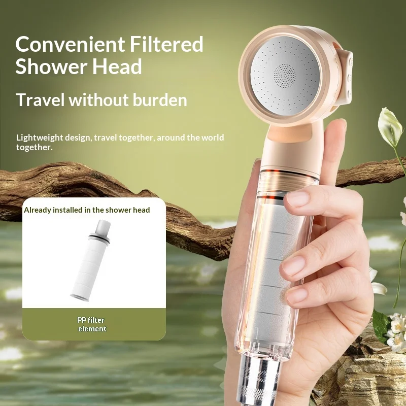 

Функциональная душевая лейка с фильтром, ручная душевая лейка с фильтром для повышения давления, портативная душевая лейка, дорожная душевая лейка