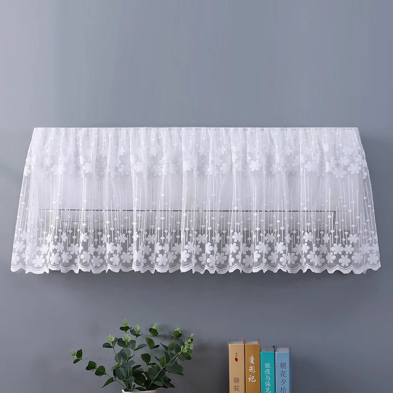 

Modern Simple Sle Air Conditioner Dust Cover New 2025 Hanging pe with Lace Material Prevent Direct Blow for Summer Use