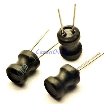 10pcs Unshielded Wirewound DIP power Inductor 0608(6*8mm) 150uH 220uH 330uH 470uH 1mH 2.2mH 3.3mH 4.7mH 10mH I-shaped inductance