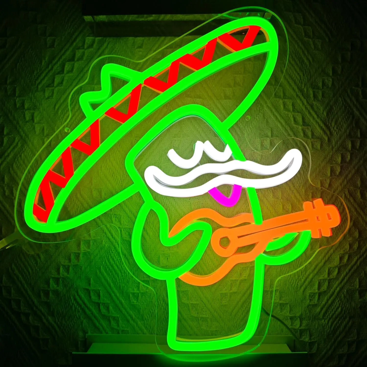 

Cowboy Cactus LED Neon Wall Lighting Dimmable Art Deco Solution for Homes Shops Bar Events & Gifting Create Unique Illumination