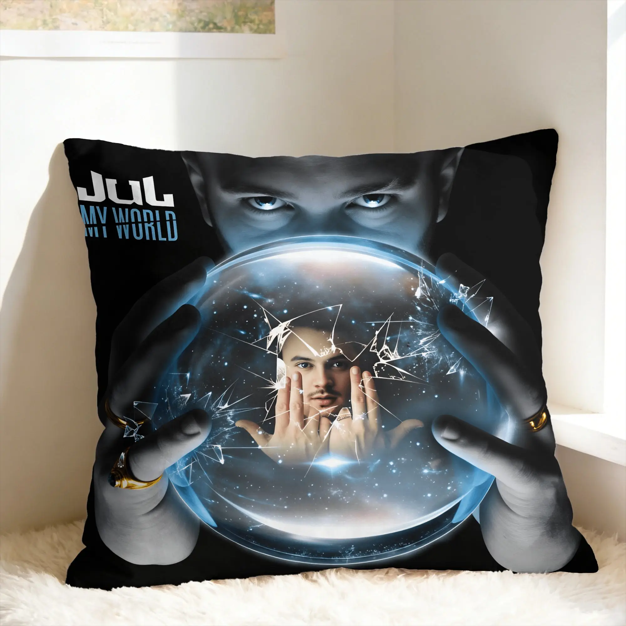 Pillow Cover Rapper JUL  Retro Trendy Pillow Case For Couch Sofa Bedroom Pillowcases