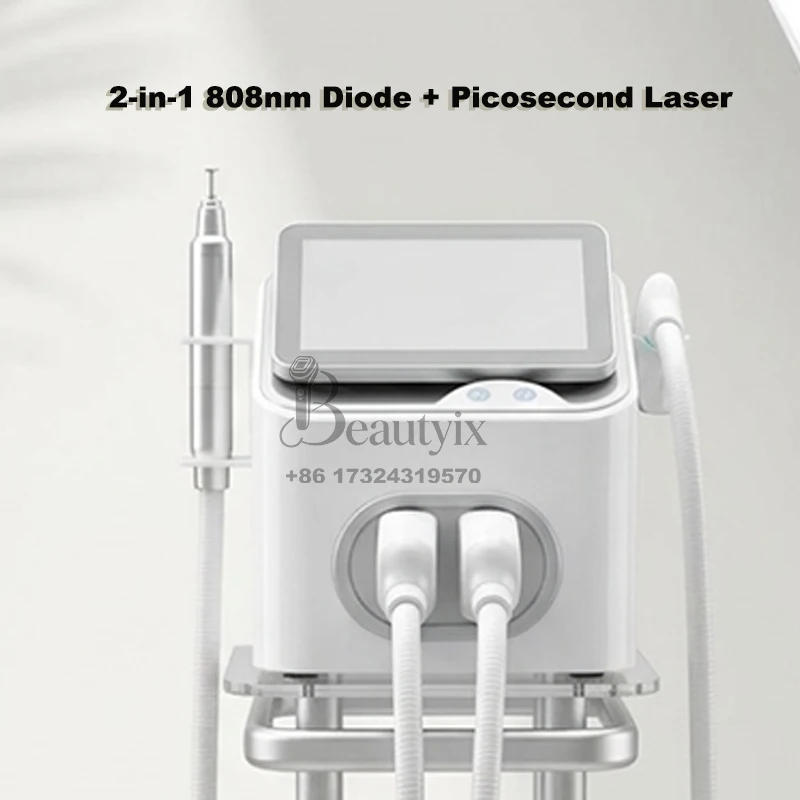 

2 in 1 4000W 4-Wavelength 755nm 808nm 940nm 1064nm Titanium Platinum Diode Laser Permanent Hair Removal & Pico Laser Machie