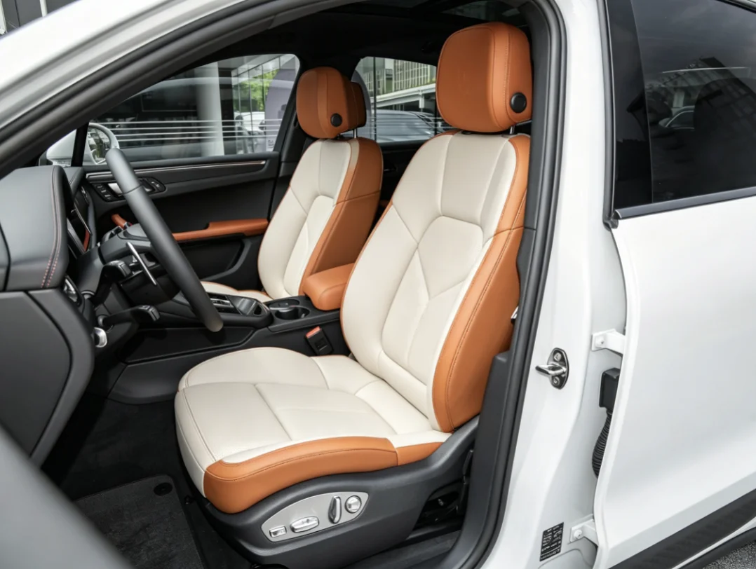 Für Porsche Macan 2023~2026 Maßgefertigte Autositzbezüge Luxuriöses Nappaleder 100% Passgenau Innenausstattung 360 ° Vollständige Abdeckung – Detail 3
