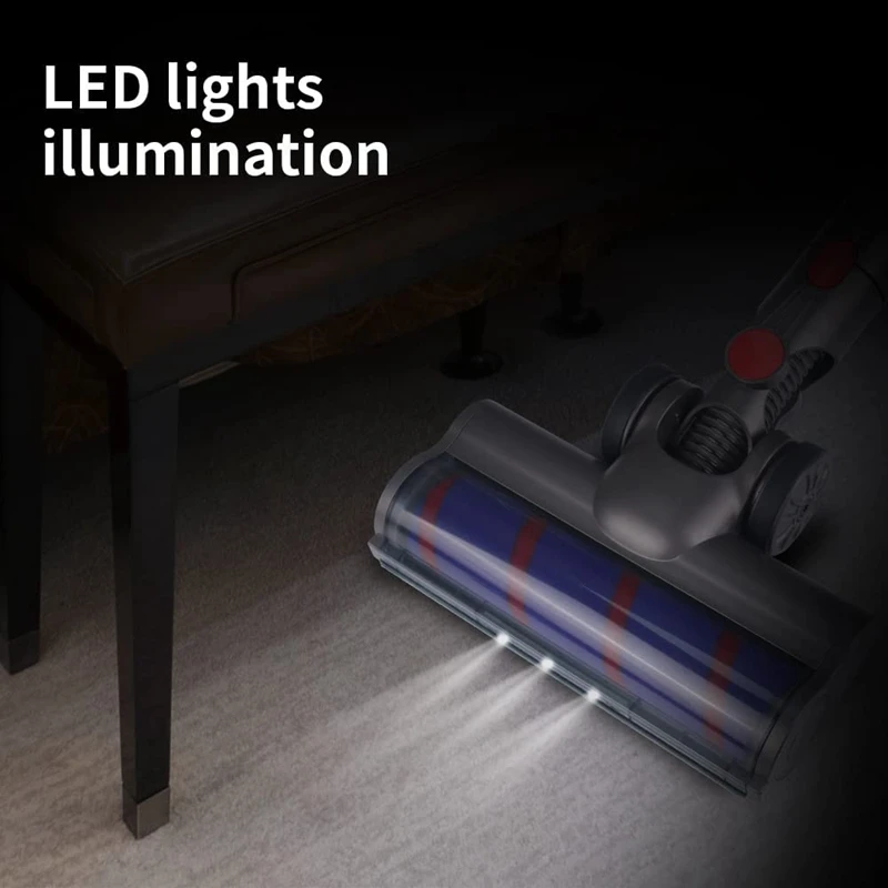 Cabezal de cepillo de limpieza eléctrico Compatible con aspiradoras Dyson V7 V8 V10 V11 V15, para alfombras y suelos duros