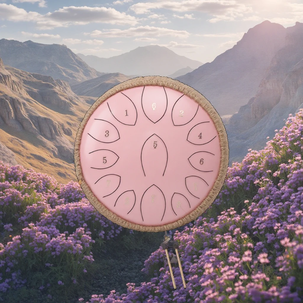

2025 Factory Offer Steel Tongue Drum 12 Inch 13 Tones Handpan Drum Hand Pan Drum Yoga Meditation