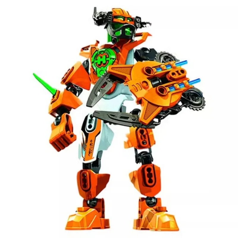 Hero Factory Star Warrior Bionicle Bausteine, Furno Evo Kombinierter Roboter-Mech Modellbausatz für Kinder, Feiertagsgeschenk – Detail 9