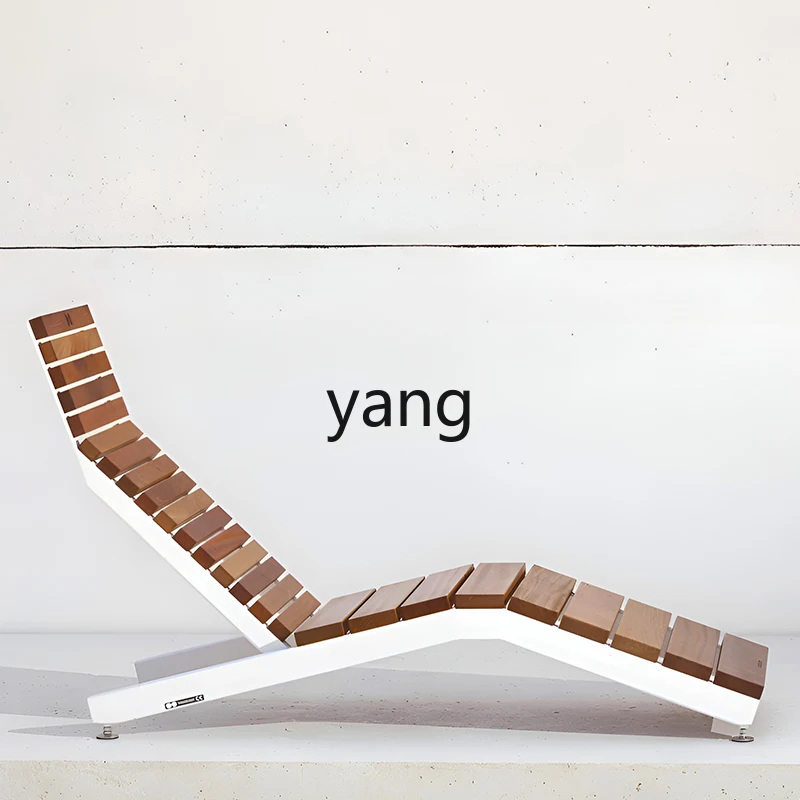 

LZR Anti-Corrosion Solid Wood Long Chair for Hot Springs, Swimming Pools, Hotels, and Beach Loungers