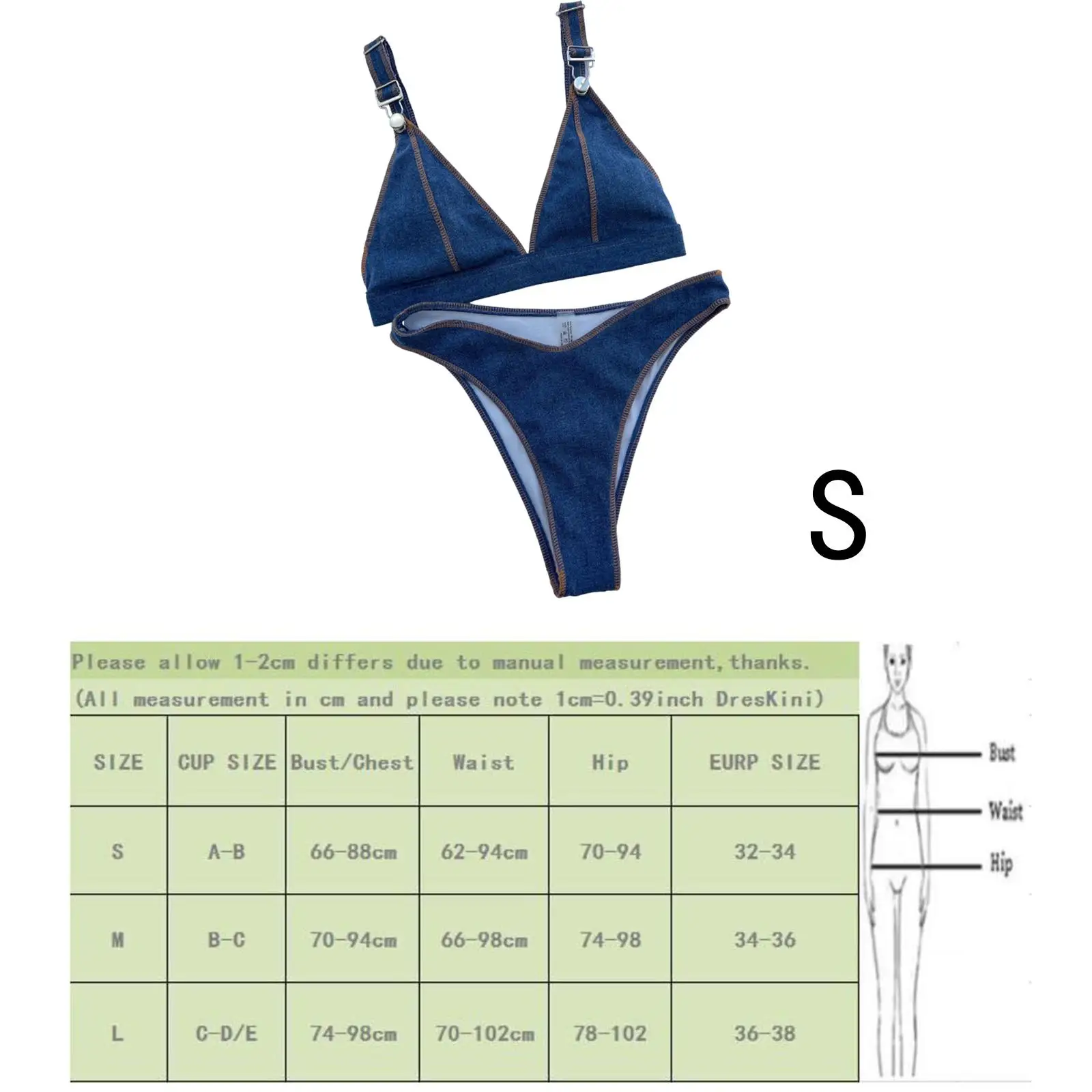 Womens Bikini Set Stylish Bathing Suit for Salons Party Swim Pool Swimming Pools