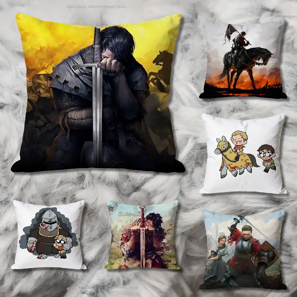 

K-Kingdom Come D-Deliverance Various Sizes Square Pillow Case For Car Home Bedchamber Decor Custom Valentine gift