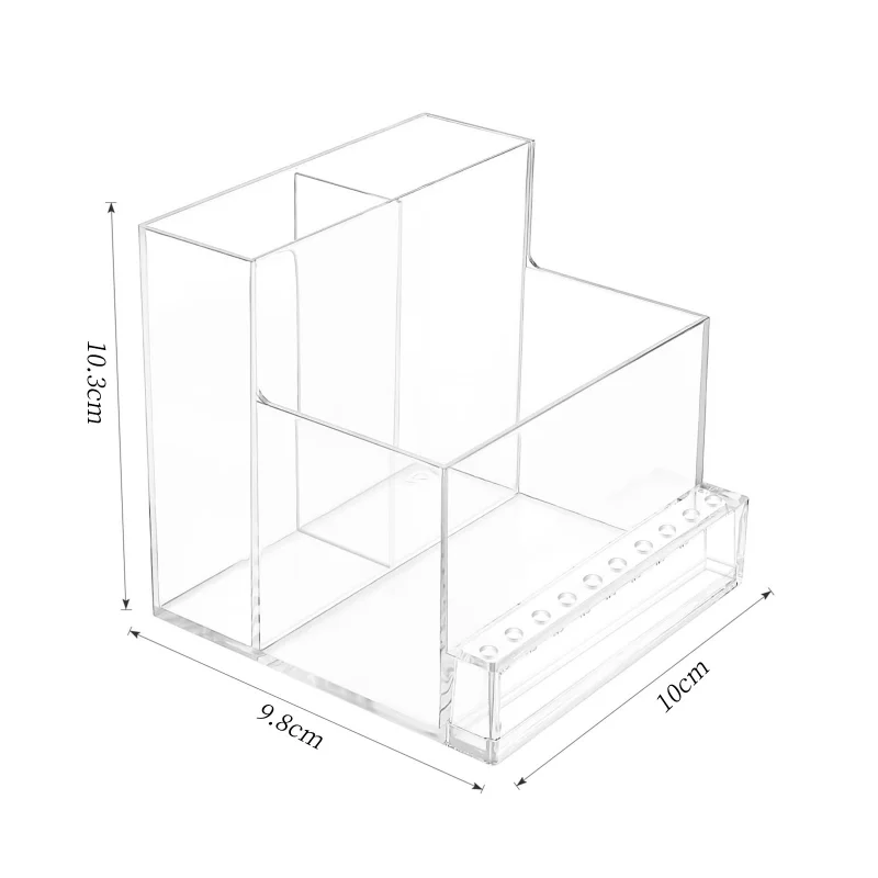 3 Reihe 10 Löcher Nagel bohrmaschine Organizer leere Kunststoff Nagel bohrer Schleifer Lager regal Bohrmaschine Organizer Maniküre Werkzeuge