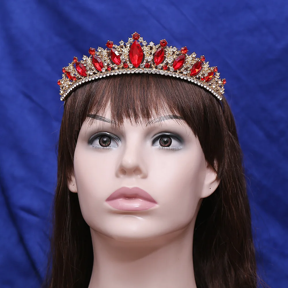 

Bridal Crown Headwear Alloy Inlaid Diamond Tiara Wedding Accessories Hair Comb Wedding Gift Cross-border Hot-selling Item