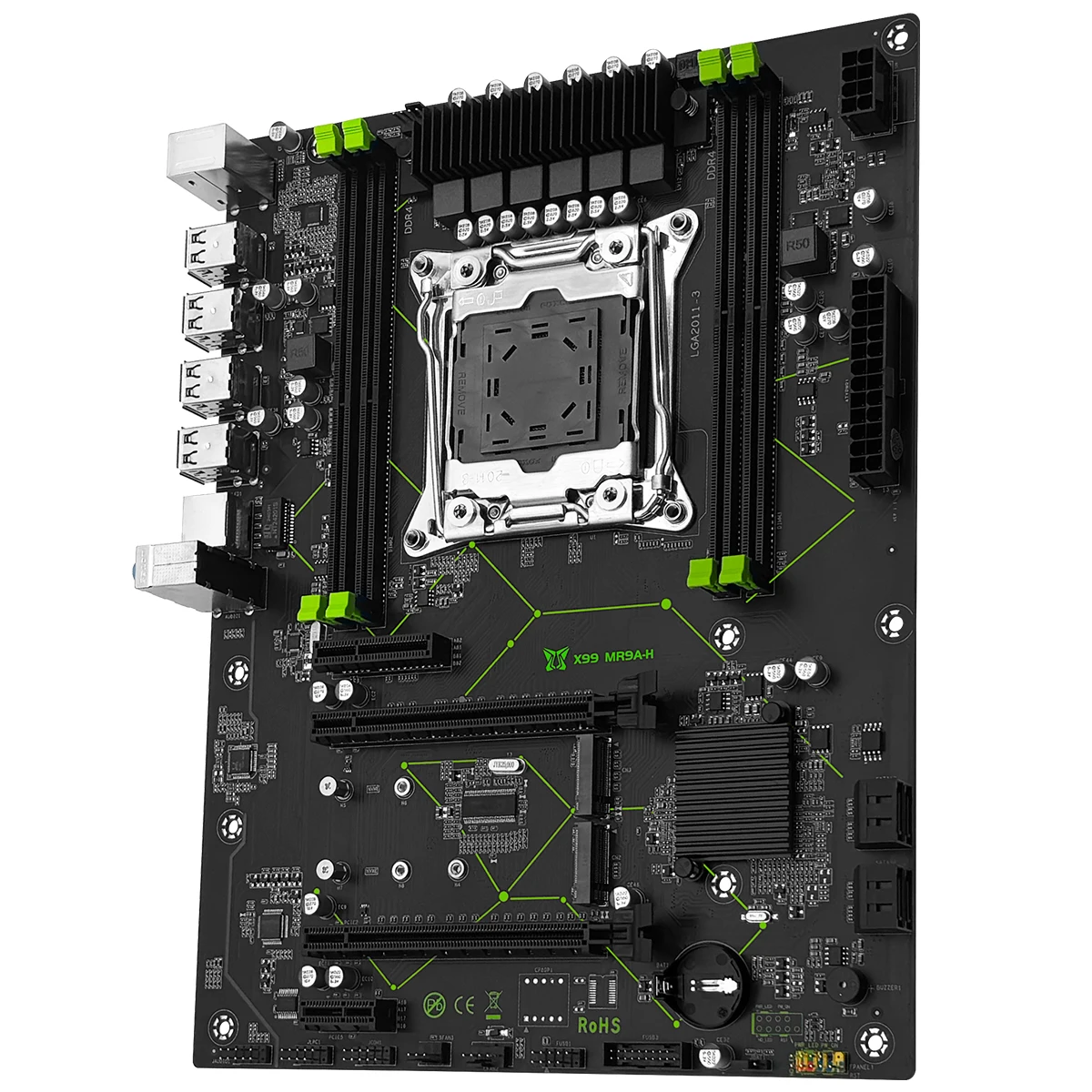 MACHINIST X99 MR9A-H Motherboard LGA 2011-3 Support Xeon E5 2666 2667 2680 V3 V4 Series Processor CPU DDR4 Memory RAM ATX NVME