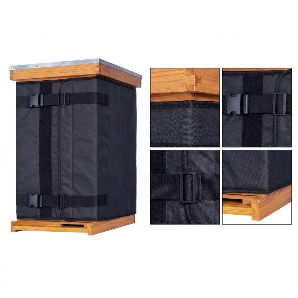 Insulated Winter Beehive Wrap 600D Oxford Cover For 8 / 10 Frame Hives FOR Beekeeping Protection Greenhouses Cold Frames
