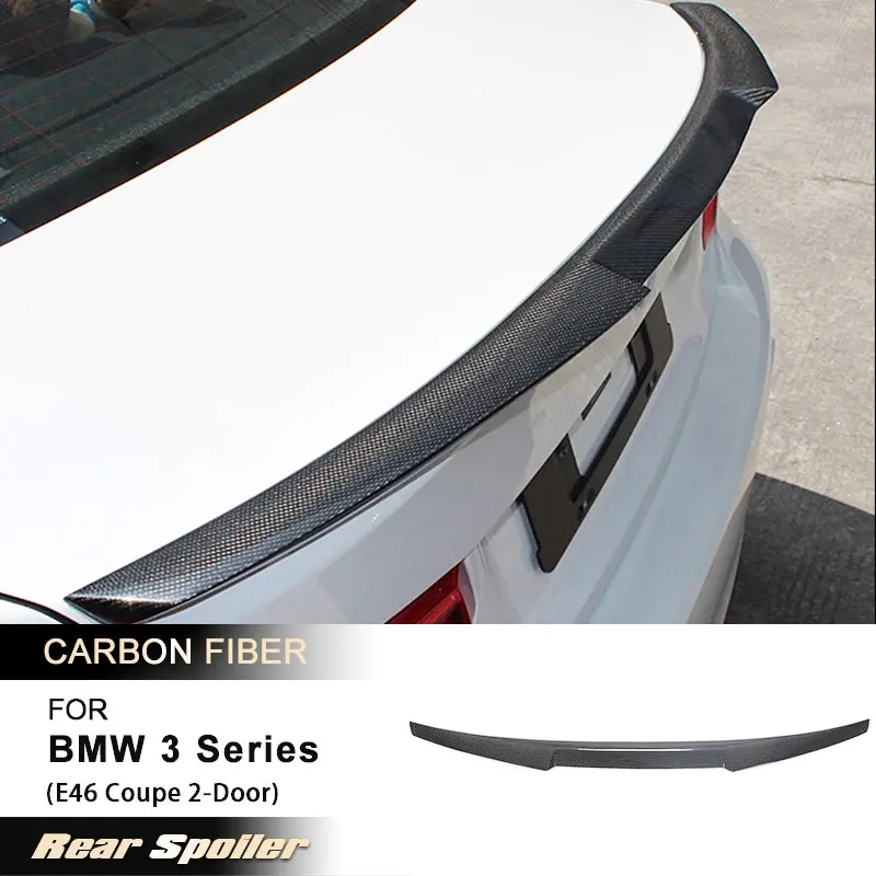 

Car Rear Trunk Spoiler Wings for BMW 3 Series E46 Coupe 2-Door 1996-2004 Rear Spoiler Boot Lid Wing Lip Body Kit Carbon Fiber