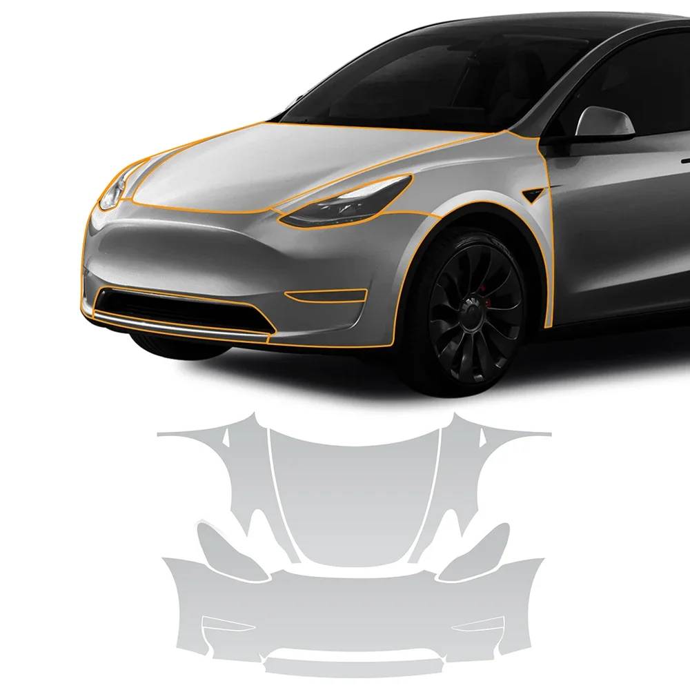 TPU PPF Clear Bra Paint Protection Anti Scratch Film for Tesla Model 3/Y/X/S 2016-2024 Highland Car Styling Accessories