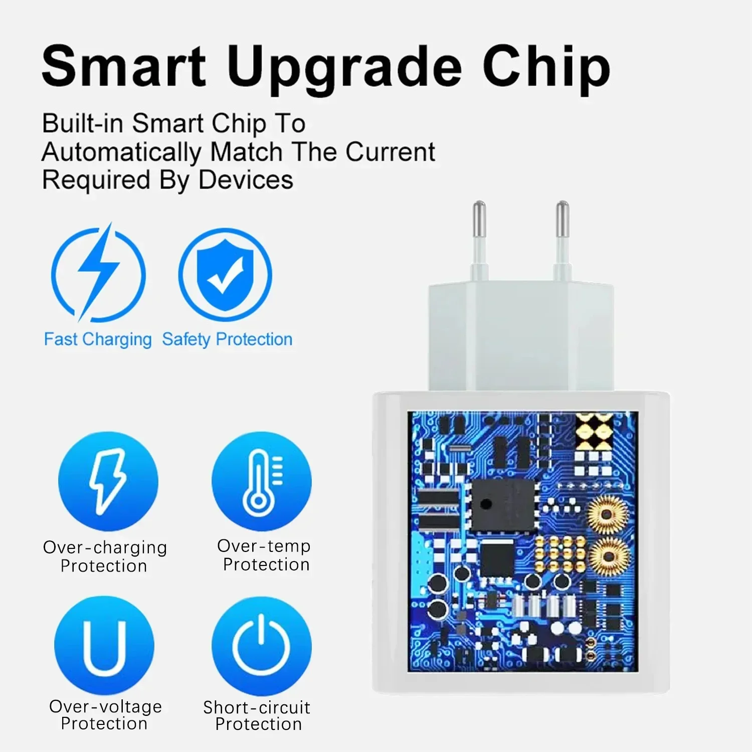 Ładowarka Xiaomi 33W QC 3.0 Szybkie ładowanie 6A Szybkie ładowanie Turbo Ładowarka do telefonu komórkowego Adapter USB typu C Kabel do Samsung Xiaomi — zdjęcie produktu 4