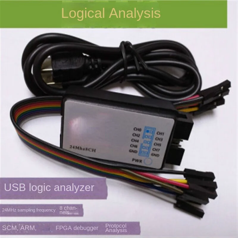 

USB Logic Analyzer 24M Sampling 8 Channels Support V1.2.18