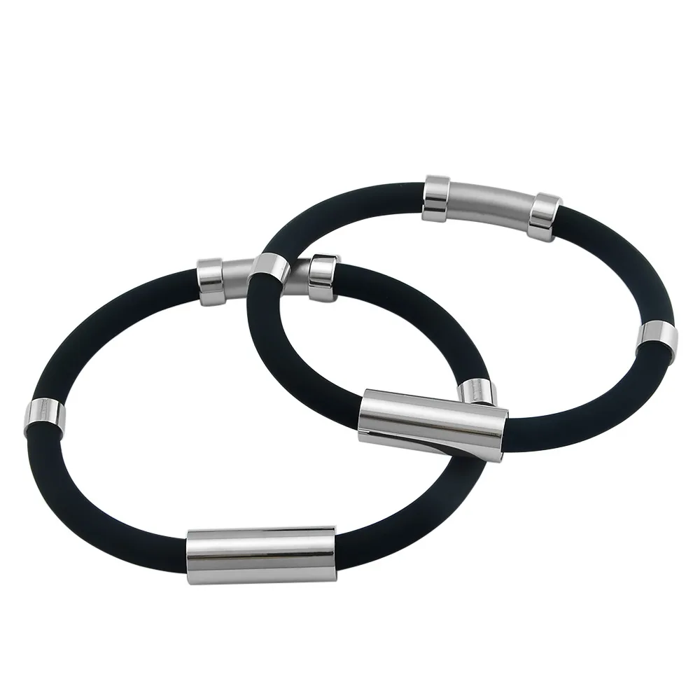 Anti-Static Silicone Bracelet Universal Magnetic Sports Wristband For Women Men Wrist Strap To Remove The Body Static