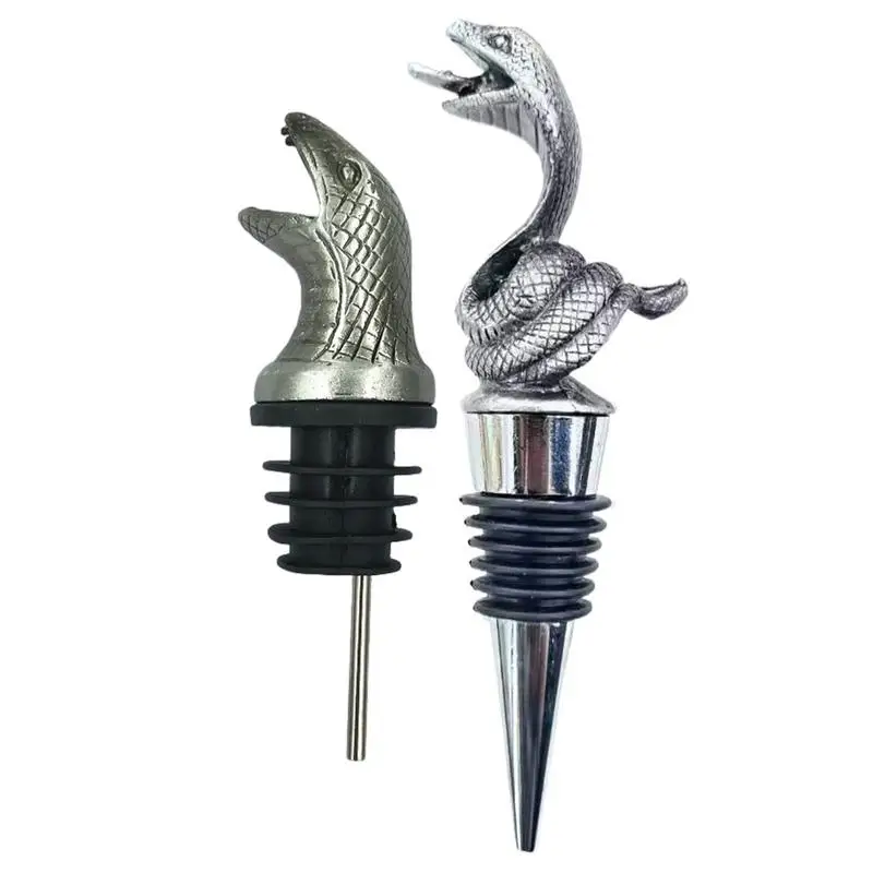 Wine Stopper Champagne Stoppers Wine Stopper Bottle Stopper Snake Shaped Wine Saver Wine Corks Pourer For Beverage For Bar