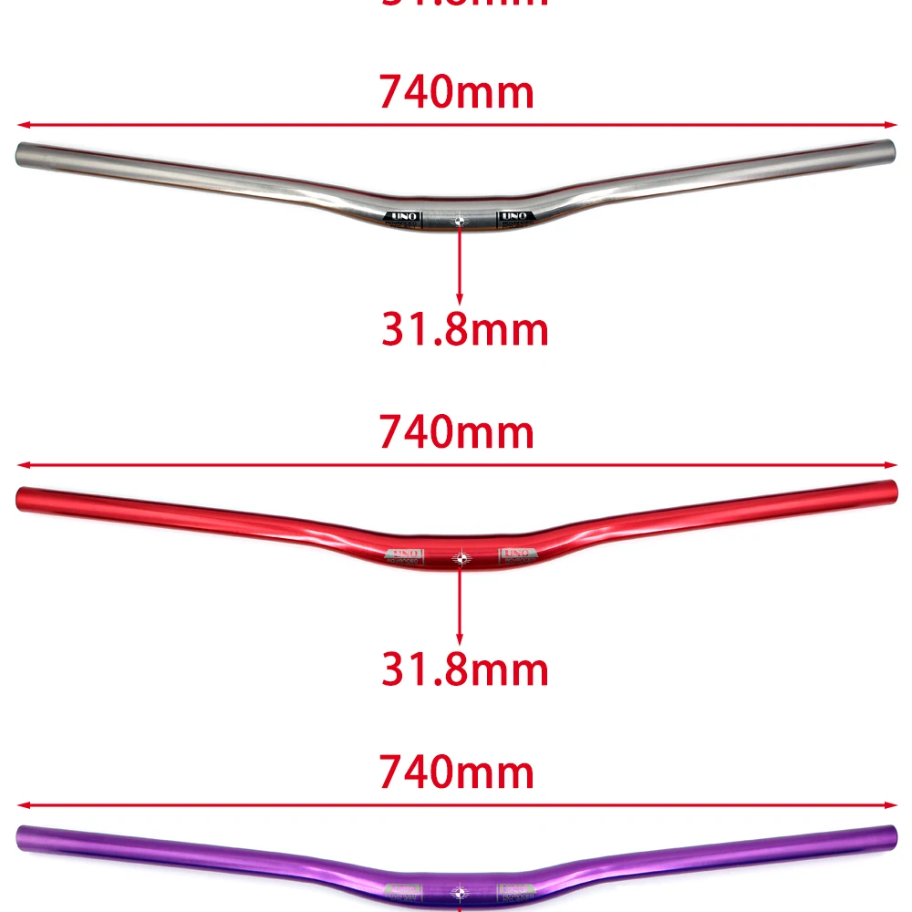 MTB-Lenker für Mountainbike 31,8 mm MTB-Fahrradtisch für Fahrradlenker 740/780 mm Schwalben-Lenkerteile bunt – Detail 9