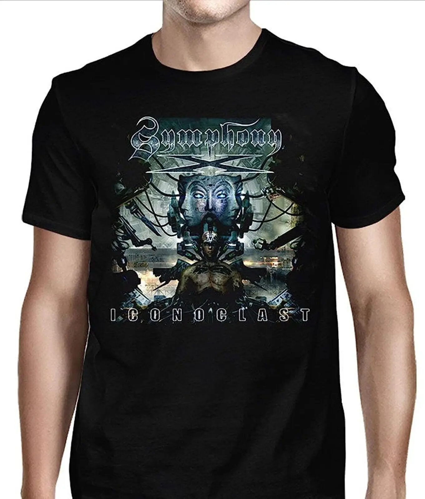 SYMPHONY X ICONOCLAST CD COVER Official SHIRT XL New OOP divine damnation lost