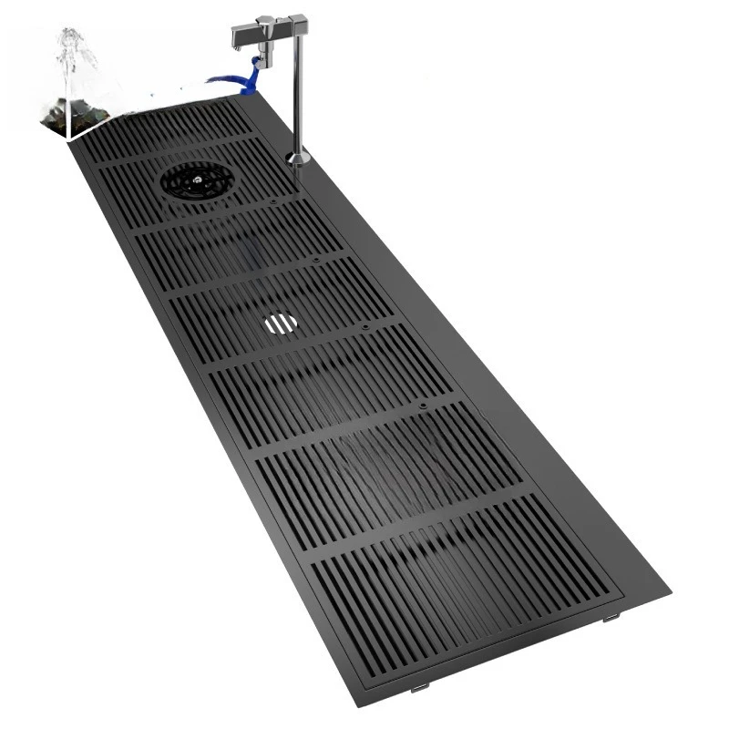 Coffee hand brew countertop 304 stainless steel high pressure cup washer embedded new Chinese pure tea drain tray with sink