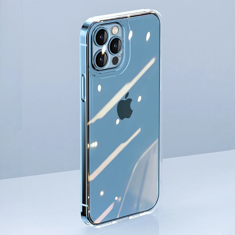 Zero Bulk Case for iPhone 15 14 13 Pro Max Perfect Fit Soft TPU Transparent Cover Precise Cutouts Raised Bezel Camera Protection