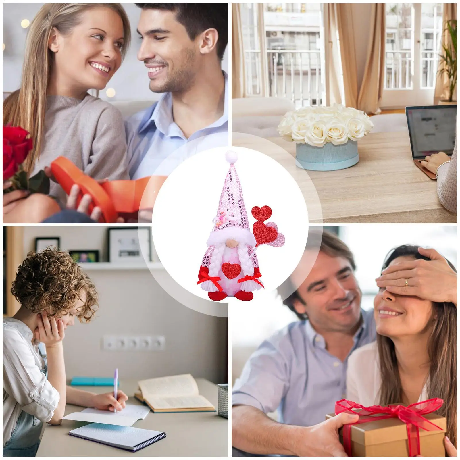 

Валентина гномы праздничный декор для рабочего стола безликие куклы украшения для спальни гостиная кабинет книжная полка каминная витрина