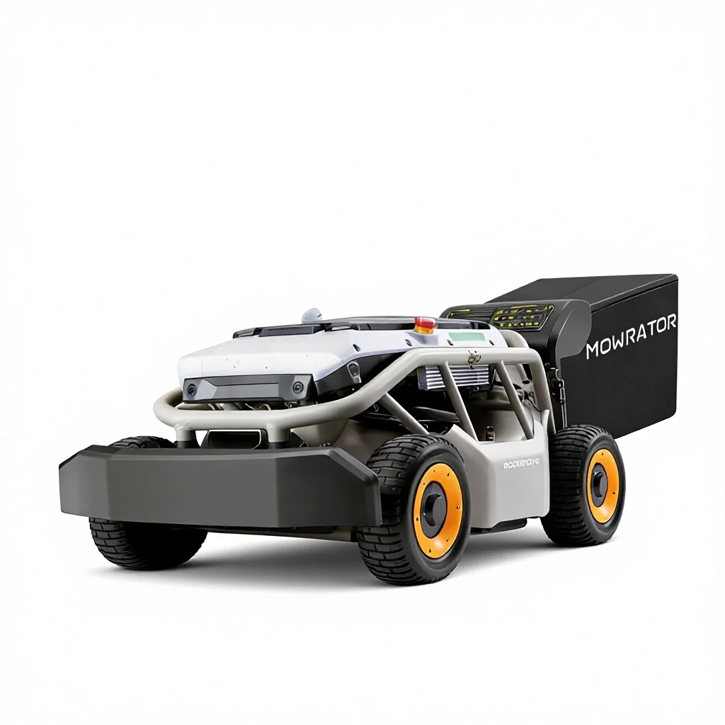 S1 Smart Battery-Powered Lawn Mower AI Recognition Collects Grass Clippings For Orchard Lawn Slopes Weeding 70-100 Minutes