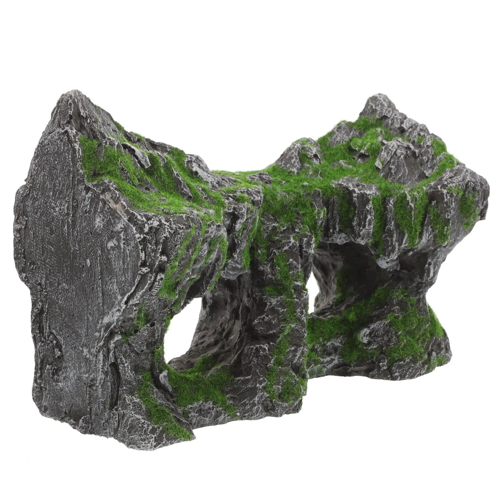 

Simulated Rockery Landscaping Stone Aquarium Fish Tank Cave Fake Mountain Bonsai Decor Durable Resin Craft Fine Detail Home