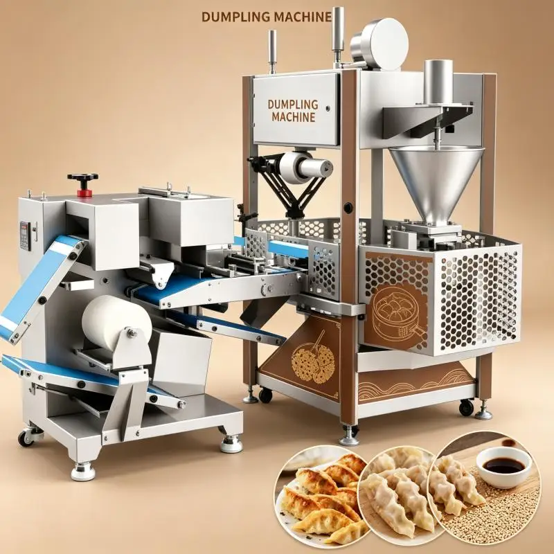 Commercial Dumpling Forming Machine Automatic Wrapper Filling Sealing Equipment for Restaurant Catering Food Production
