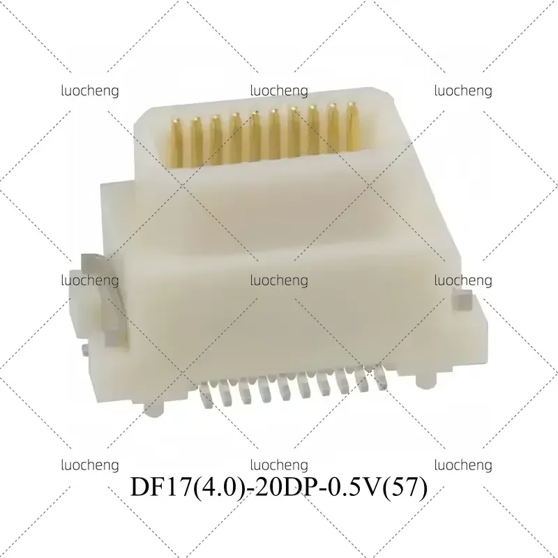 For DF17(4.0)-20DP-0.5V(57) 10pcs Lot 20 Position SMD Connector Header Gold Plated Outer Shroud Contacts Surface Mount
