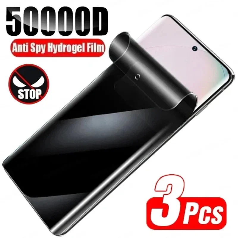 3Pcs Anti Spy Hydrogel Film Screen Protector Für Samsung Galaxy S25 S21 S22 S23 S24 Ultra S25 plus Hinweis 20 10 Ultra Privatsphäre Film