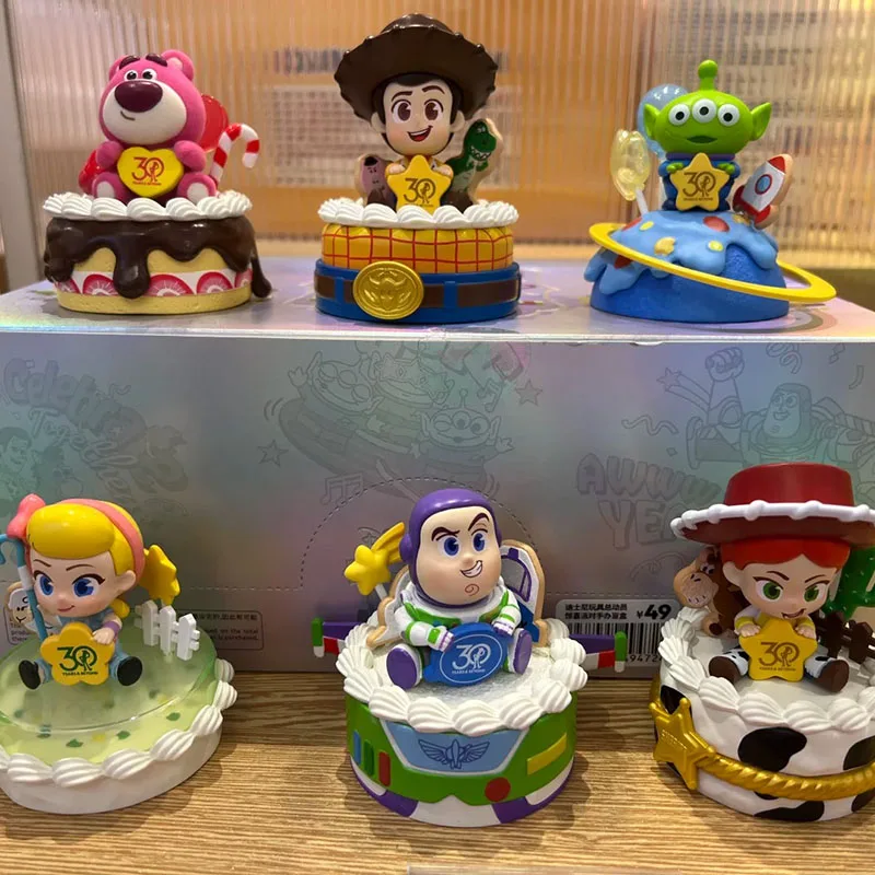 Miniso Toy Story Surprise Party Series صندوق أعمى قابل للجمع لعبة وودي جيسي هدية لعبة تمثال عرض عصرية