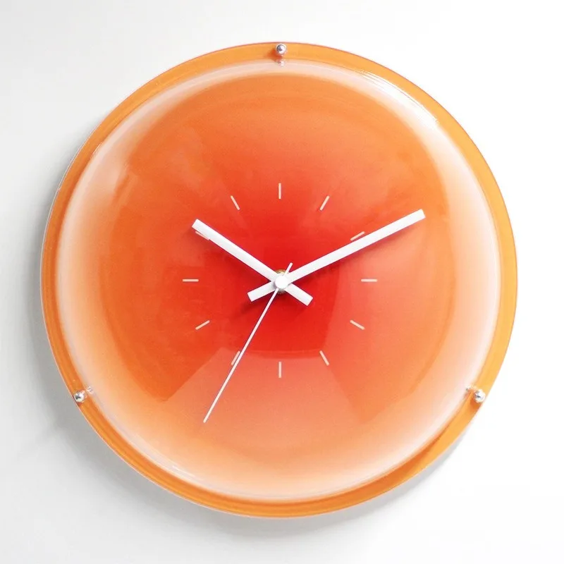 Creative sunset  bubble  home creative Internet celebrity art  orange sunset clock simple fashion decoration