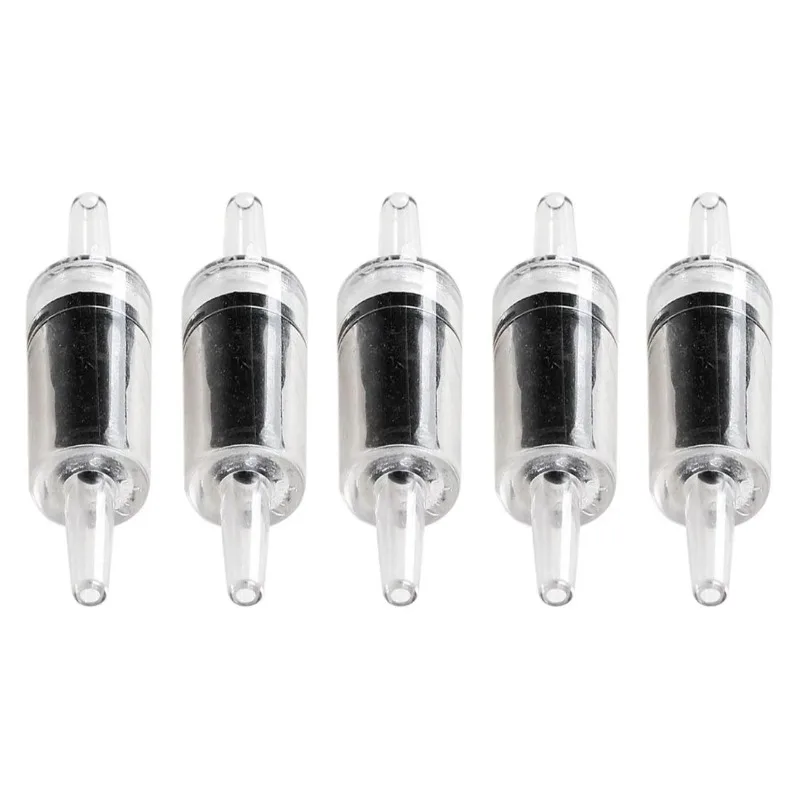 10pcs Plastic One Way Check Valve for Aquarium Air Pump Non-Return Home Fish Tank CO2 System