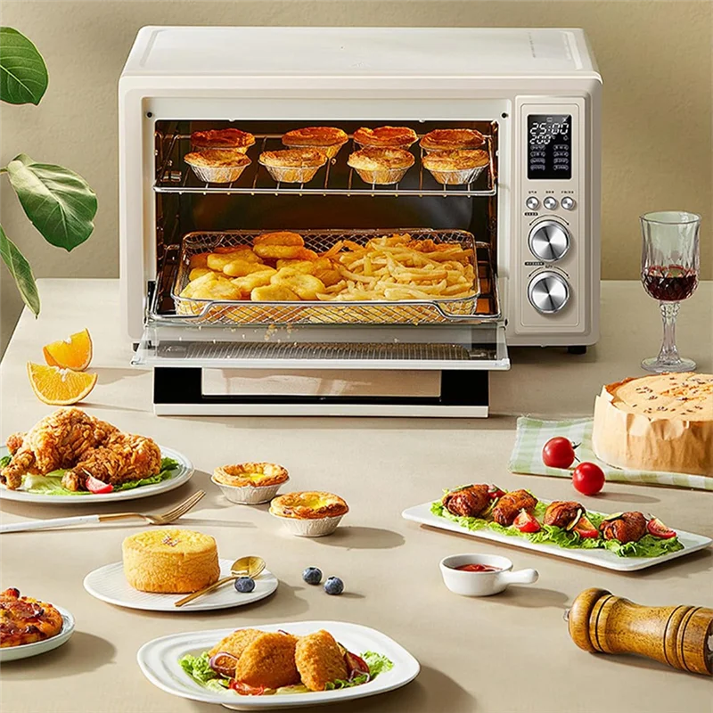 A006-Air Fryerตะกร้าสําหรับBrevilleสมาร์ทเตาอบAir Fryer ProสแตนเลสAir Fryerตะกร้าตาข่ายเตาอบตะกร้าตาข่ายพร้อมคลิป