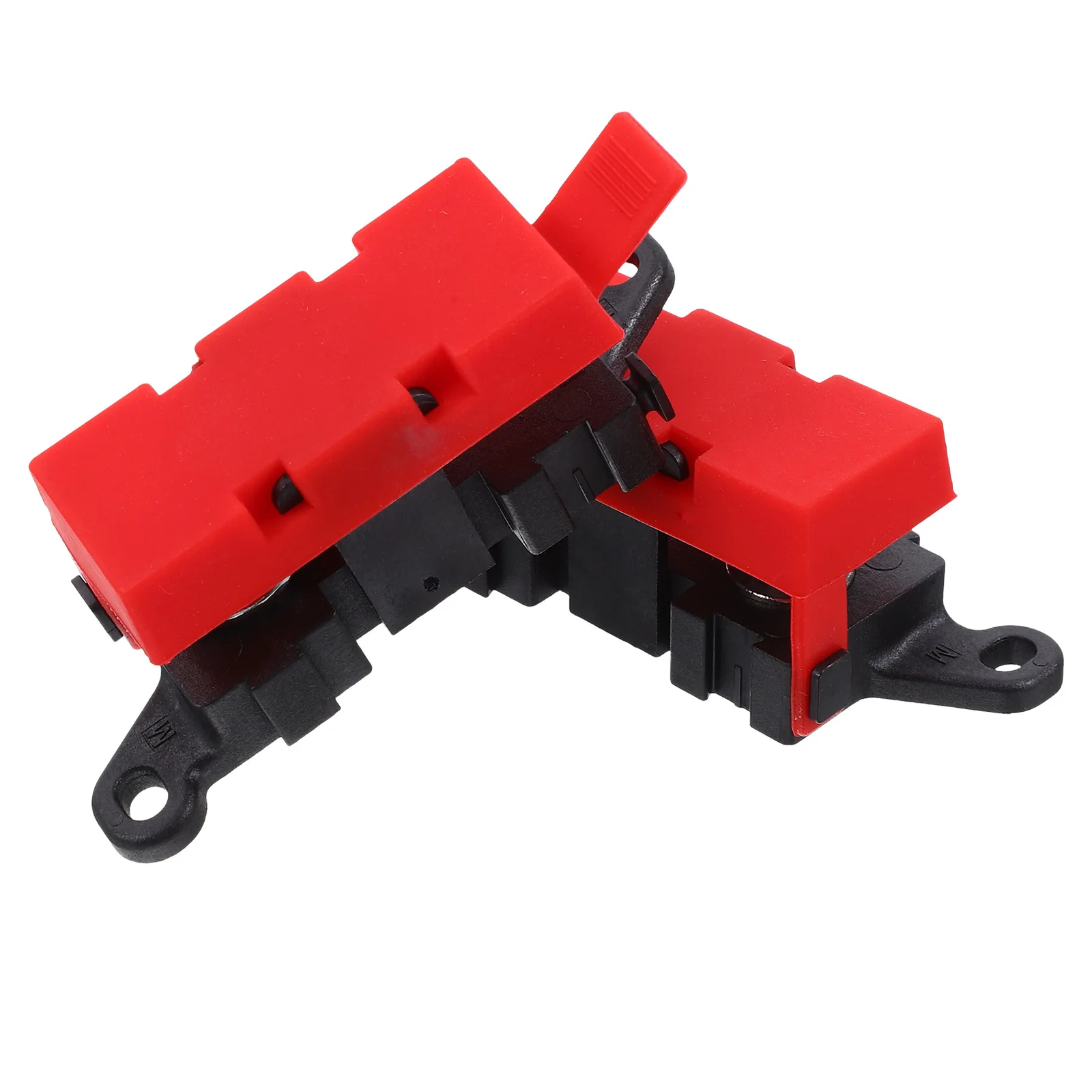 

2Pcs Car Fuse Holder 200a Flat Type Bolt Mount for Vehicles Marine Truck Rv Audio Amp Fuse Block Distribution Block Car Audio