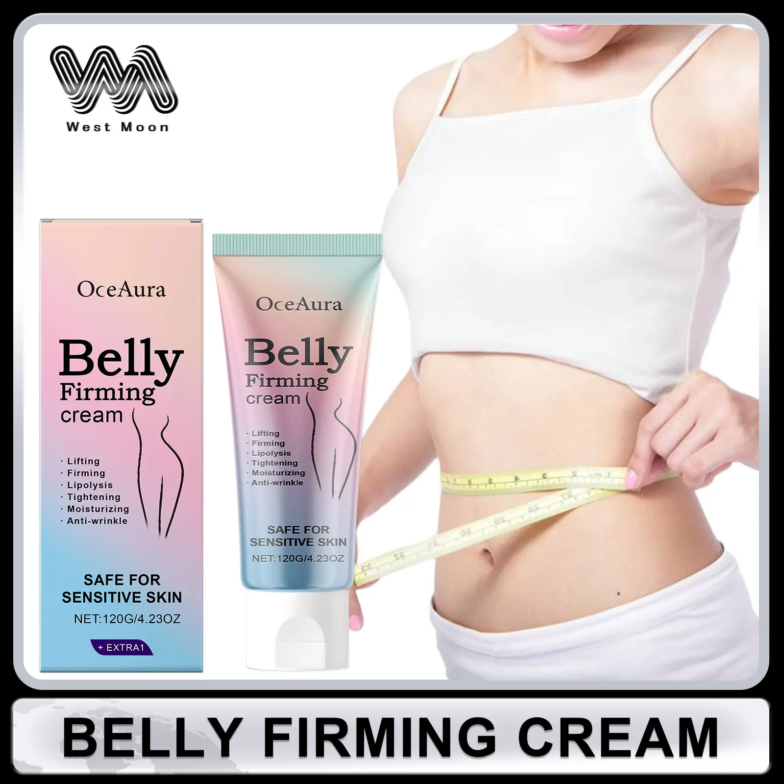 

Belly Firming Cream Anti Cellulite Fat Burning Firming Lifting Skin Smooth Moisturizing Antioxidant Tighten Belly Shaping Cream