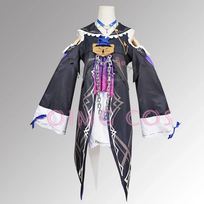 Herta Cosplay Costume Honkai Star Rail Carnival Uniform Wig Anime Halloween Costumes Women Game