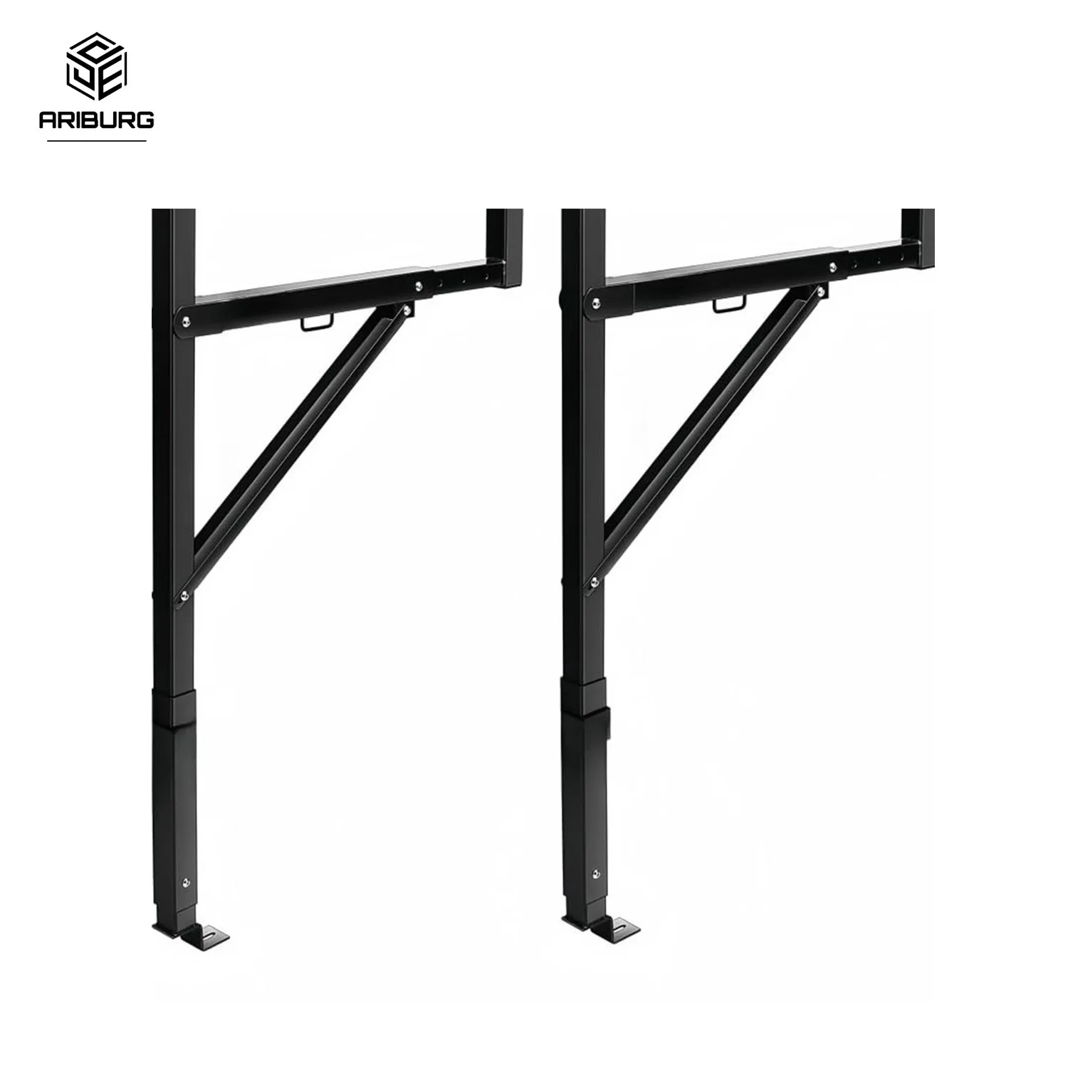 250 lbs Truck Rack Extendable Truck Ladder Rack Steel Ladder Rack for Duty Truck Bed Rack for Kayak Surfboard Lumber Ladder