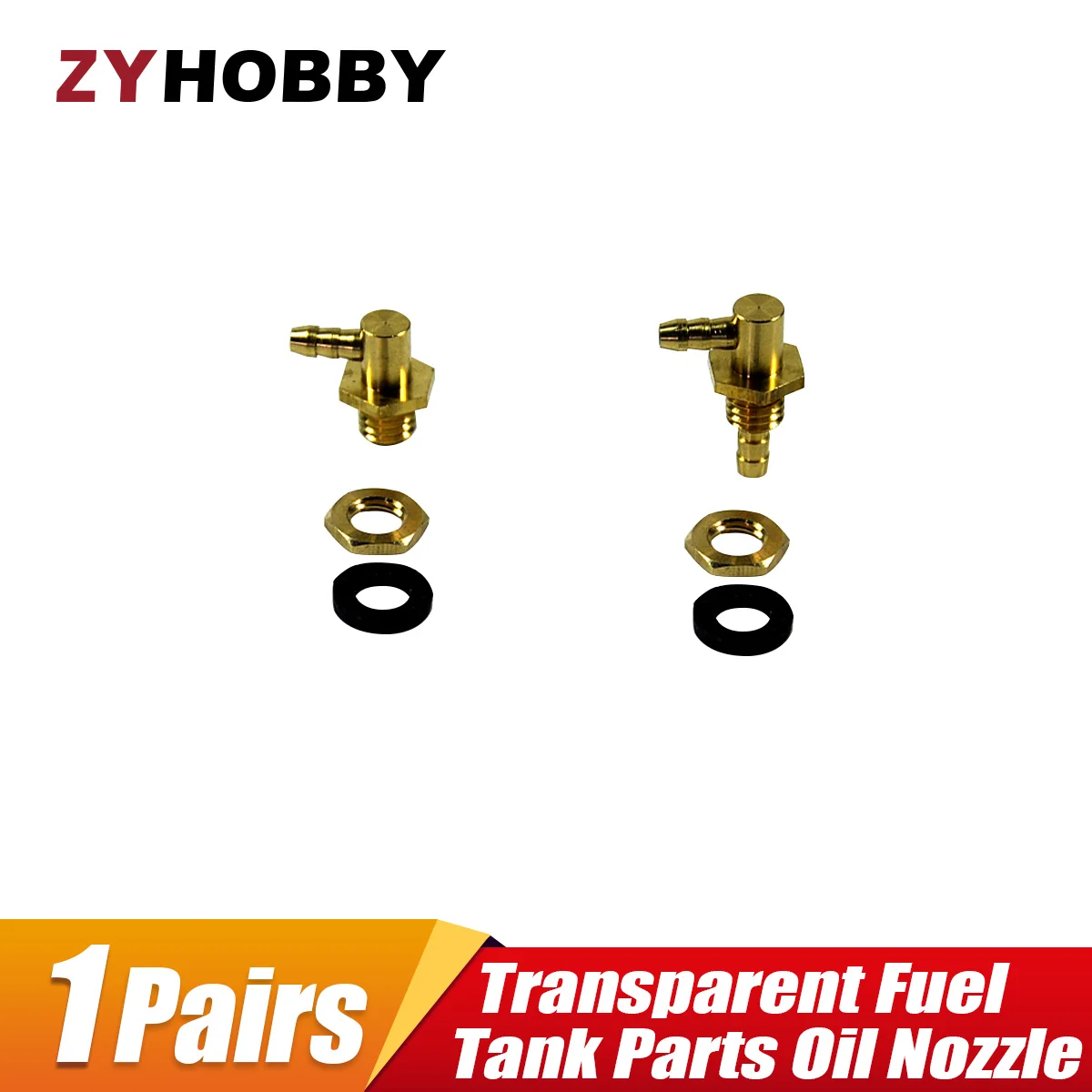 1 Pair Of   Flight Model Transparent Fuel Tank Parts Oil Nozzle