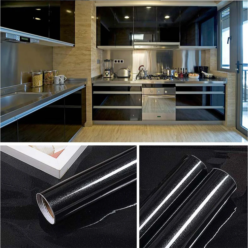 Waterproof Foil Marble Contact Paper for Bathroom Wall Furniture Decor PVC Self Adhesive Oil Proof Removable Wallpaper