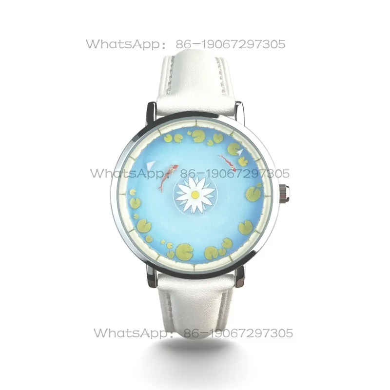 Original Illustration Wind Quartz Watch Fun Little Fresh Student Watch
