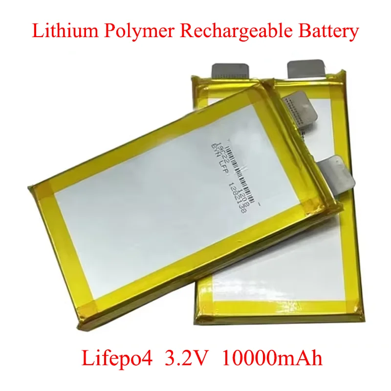 

Lithium Iron Phosphate Battery 1282138 3.2V 10000mAh Lifepo4 High Capacity Tablet Electric Bike GPS DVD Backup Battery