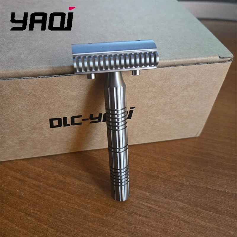 

YAQI Mens Bohemia 316 Stainless Steel Adjustable Baseplate Safety Razor For Boyfriend's Gift